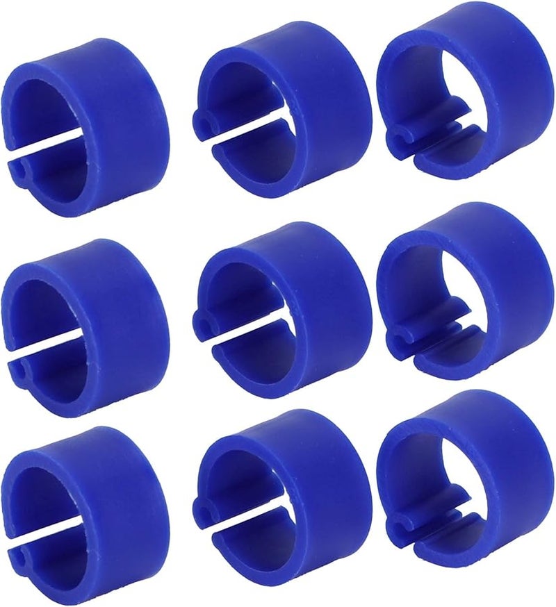 شرائط تحديد أرجل بفتحة 8 مم زرقاء 200 قطعة لمستلزمات الدواجن والطيور والحمام - Image 5